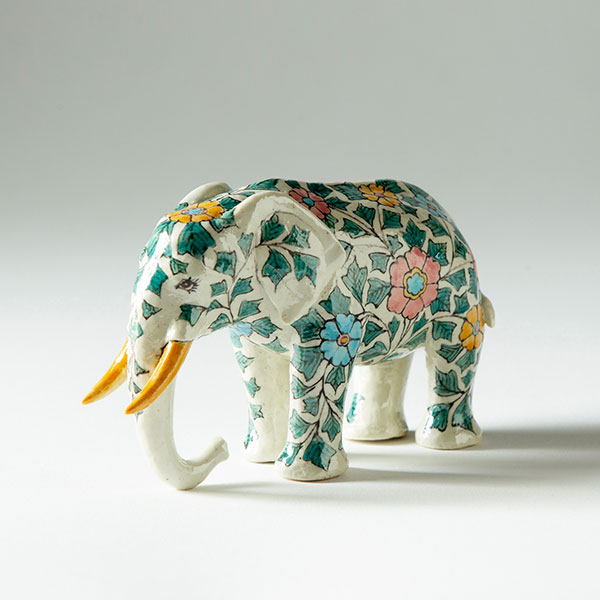 Elephant with chintz pattern