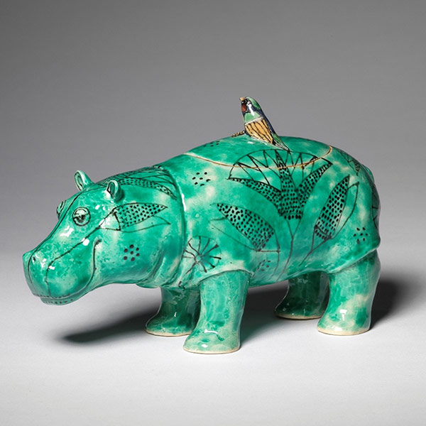 Hippo Pot, standing