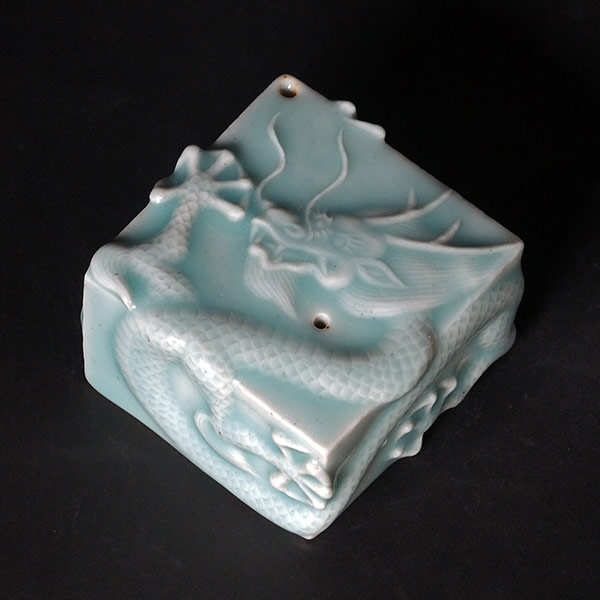 Dragon Droplet, celadon glaze