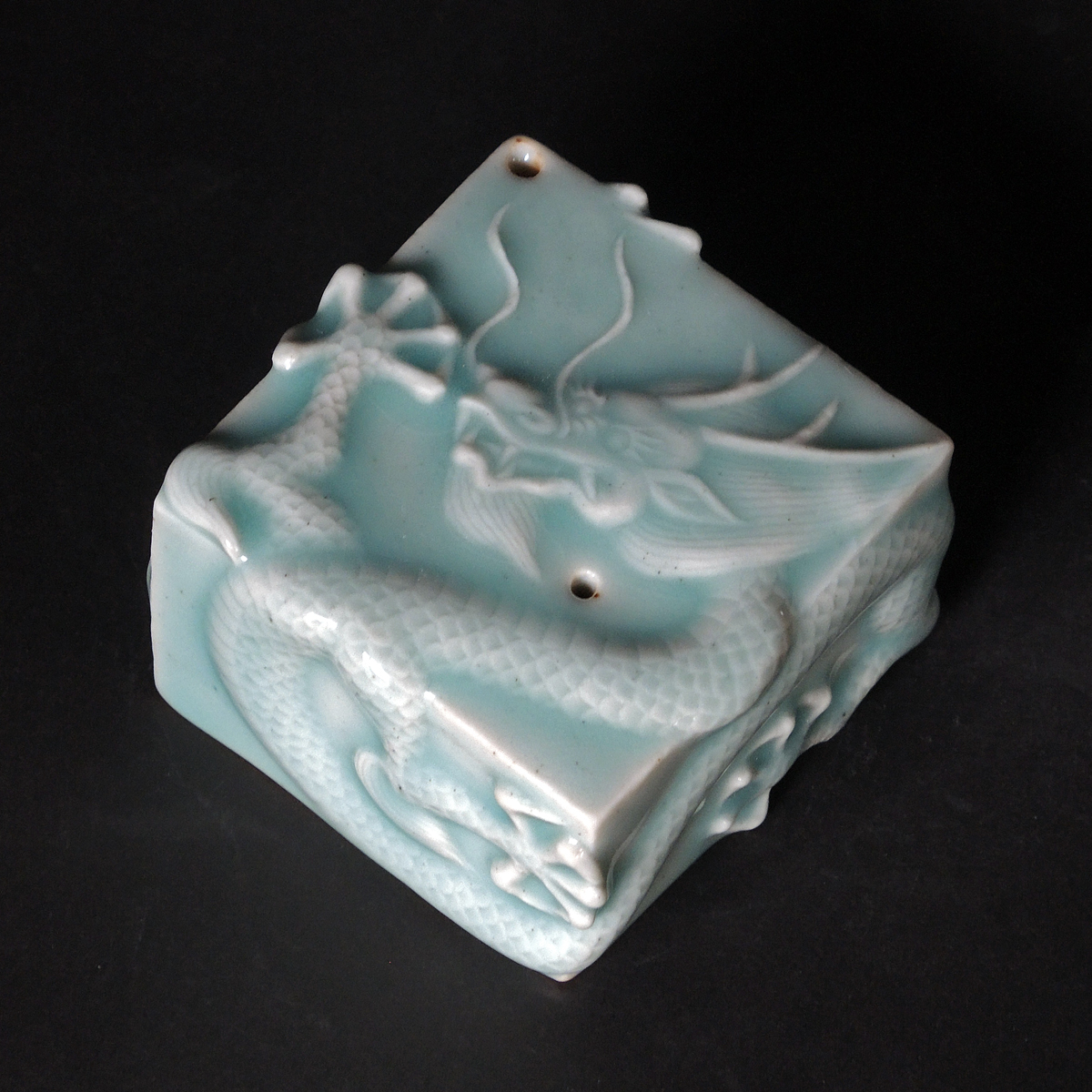 Dragon Droplet, celadon glaze