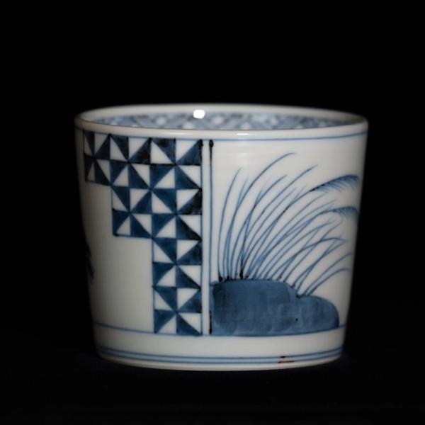 Ichimatsu and Pampas Grass Motif｜市松薄文