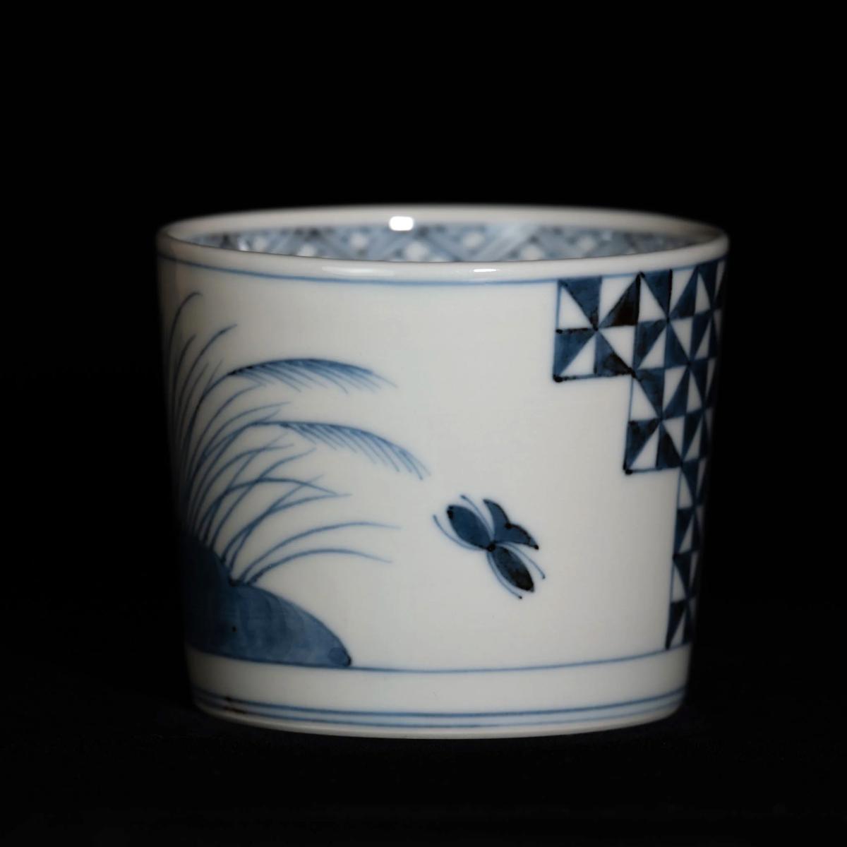 Ichimatsu and Pampas Grass Motif｜市松薄文