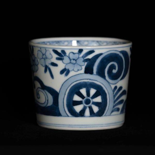 Cherry Blossom and Waterwheel Motif｜桜に水車文