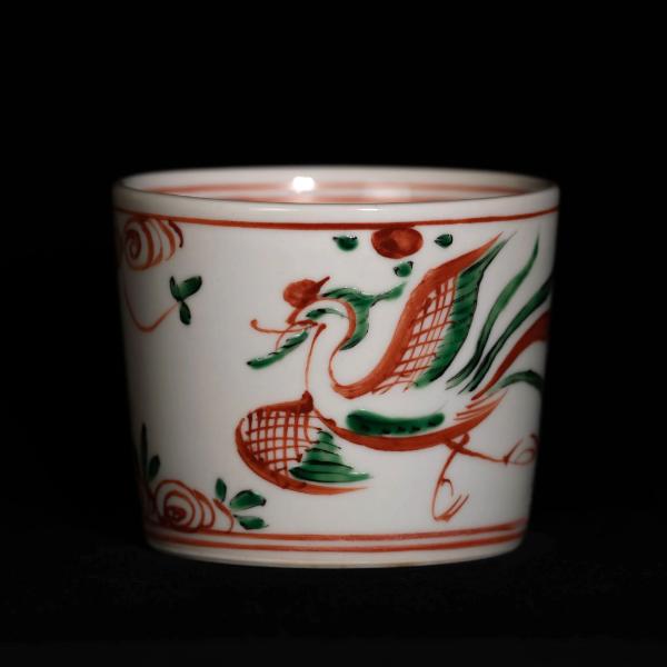 Akae Manreki Phoenix Motif｜赤絵万暦鳳凰文