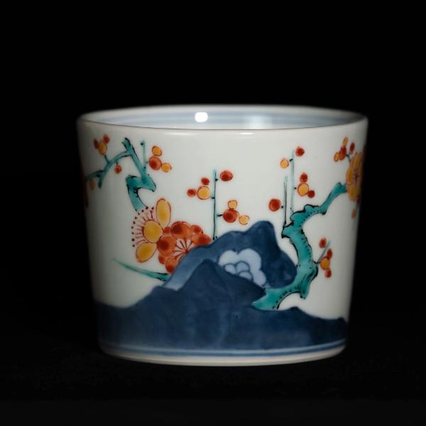 Ume Plum Blossom and Bush Warbler Motif｜梅に鶯文