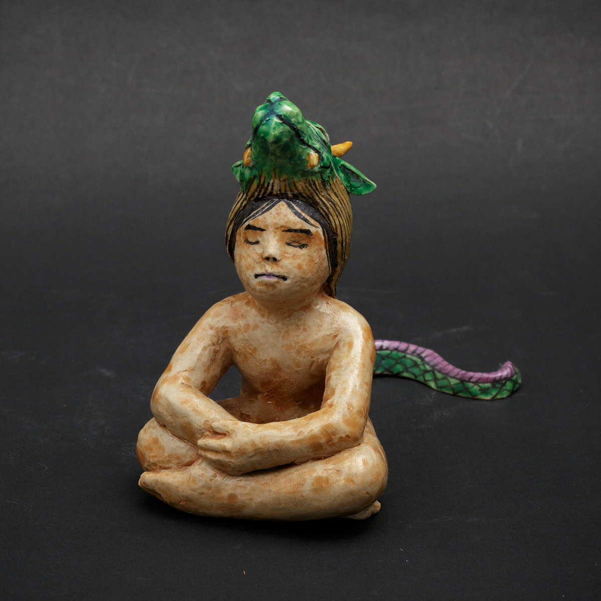 The Dragon Boy - cross legged